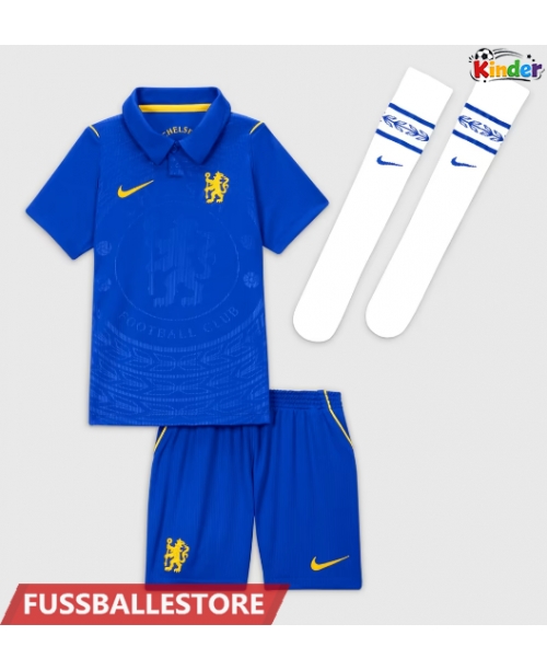 Günstige Chelsea Morgan Rogers #17 Heimtrikotsatz Kinder 2026-27 Kurzarm (+ Kurze Hosen)